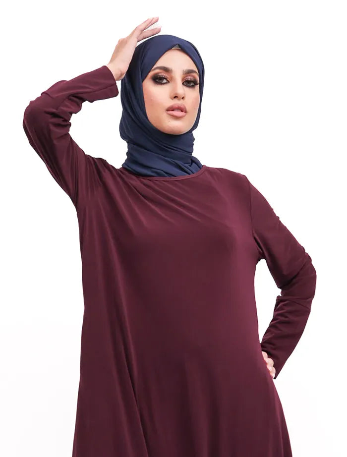 Plum Inigo Abaya
