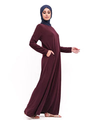 Plum Inigo Abaya