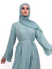 Aqua Badia Chiffon Abaya