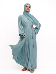 Aqua Badia Chiffon Abaya