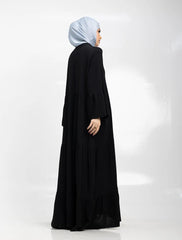 Black Layered Maxi Shirt
