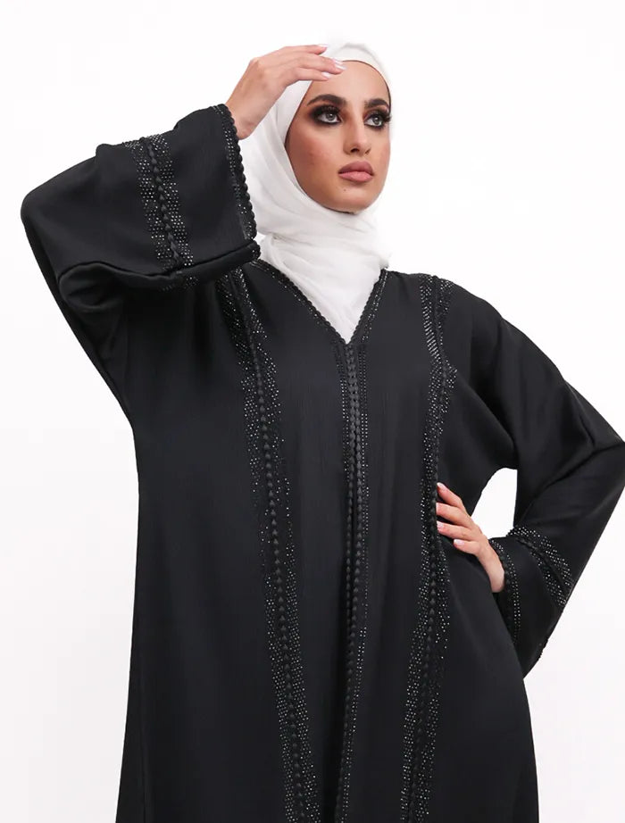 Black Urfi Abaya
