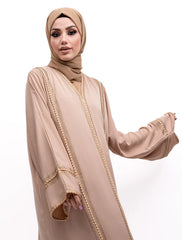 Beige Urfi Abaya