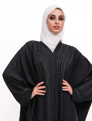 Black Urfi Batwing Abaya