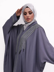 Blue Urfi Batwing Abaya