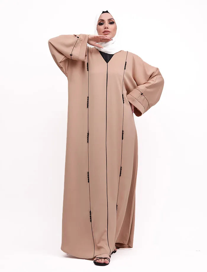 Beige Zoya Abaya