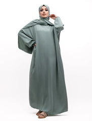 Sage Instant Hijab Abaya