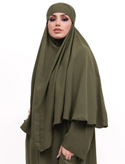 Olive Khimar Abaya