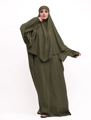 Olive Khimar Abaya