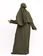 Olive Khimar Abaya