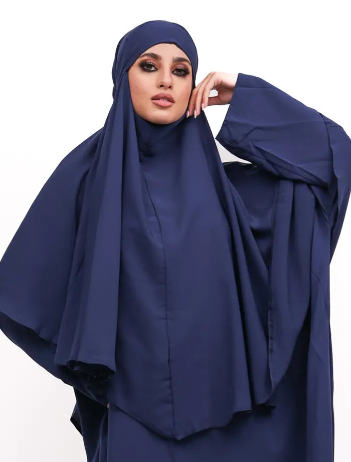 Navy Khimar Abaya