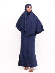Navy Khimar Abaya